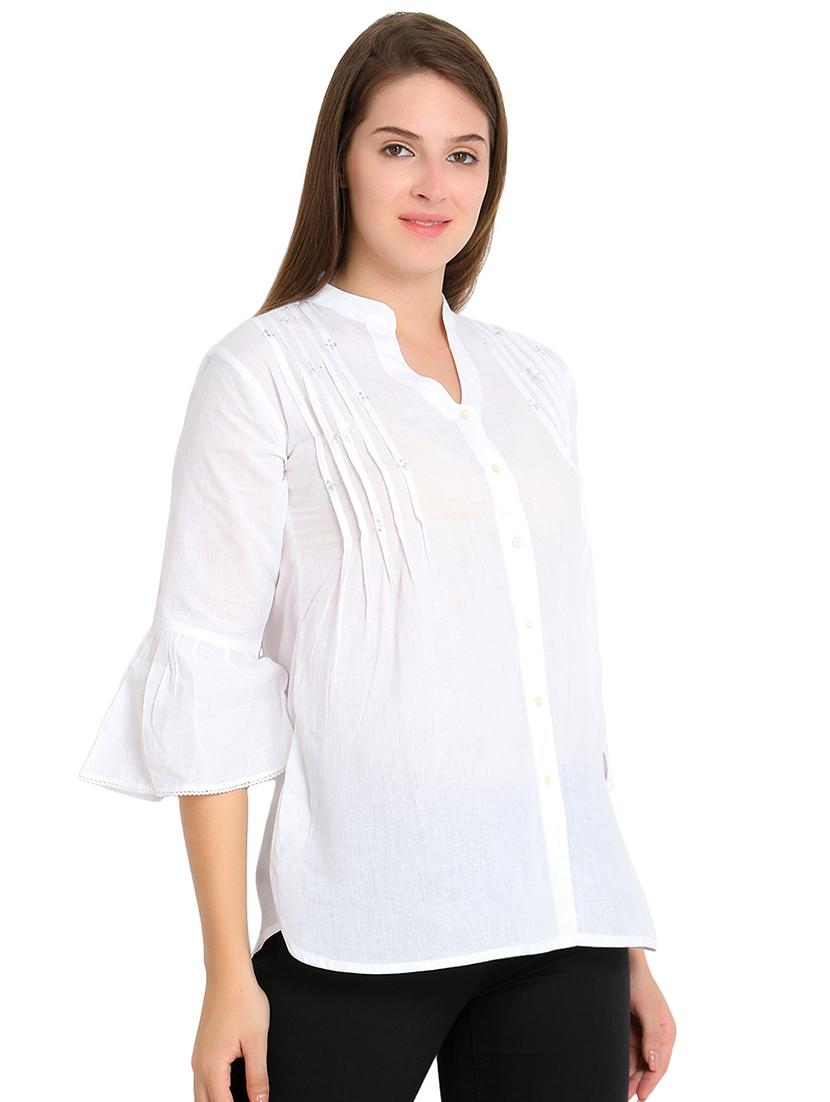 pintucks straight kurti - 16504557 - Zoom Image - 2
