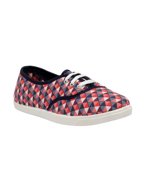 red slip on casual shoes - 16504731 - Standard Image - 1