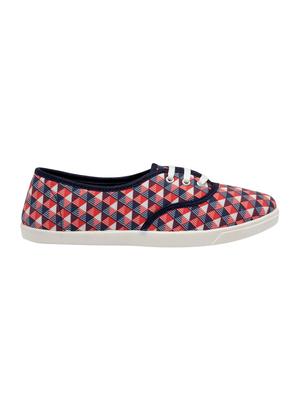 red slip on casual shoes - 16504731 - Standard Image - 2