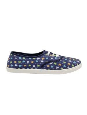 blue canvas slip on casual shoes - 16504734 - Standard Image - 2