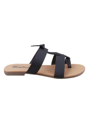 black one toe sandals - 16504765 - Standard Image - 2