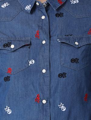 long sleeved quirky shirt - 16504842 - Standard Image - 5