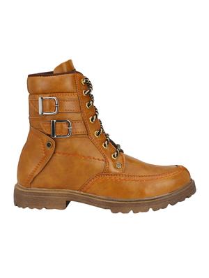 big fox tan leatherette high ankle boots - 16505499 - Standard Image - 2