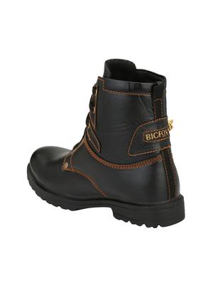 big fox black leatherette high ankle boots - 16505501 - Standard Image - 2