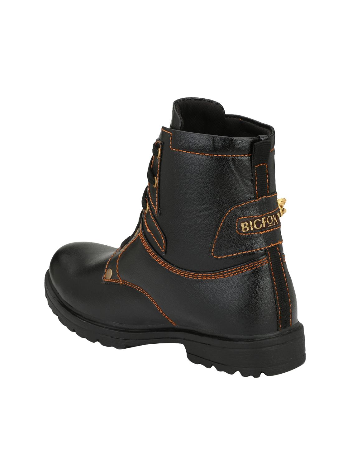 big fox black leatherette high ankle boots - 16505501 - Zoom Image - 2
