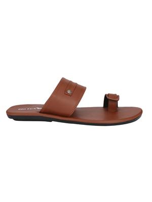 big fox tan leatherette slip on slippers - 16505518 - Standard Image - 2