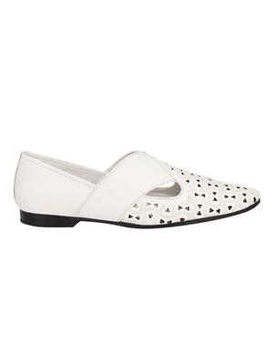 big fox white leatherette cut work jutis - 16505527 - Standard Image - 2