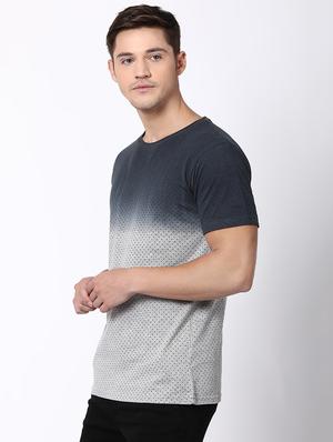 grey all over polka dot print t-shirt - 16505590 - Standard Image - 2