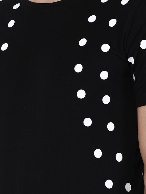 black polka dot print t-shirt - 16505600 - Zoom Image - 5