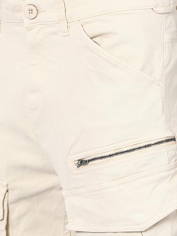 off white solid cargo trouser - 16505677 - Zoom Image - 5