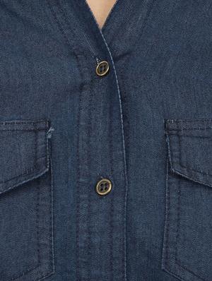 pocket patch denim shirt - 16506161 - Standard Image - 5