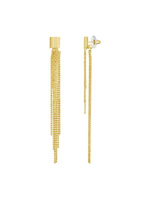 gold metal other earring - 16506444 - Standard Image - 2