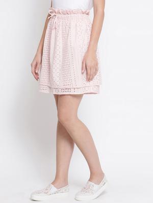 high rise drawstring waist a-line skirt - 16506723 - Standard Image - 2
