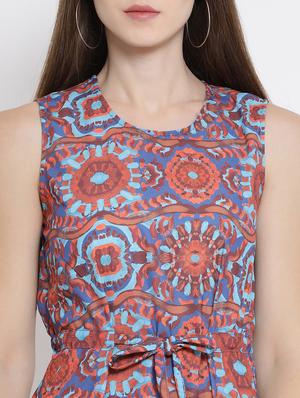 draw string side slit a-line dress - 16506751 - Standard Image - 5