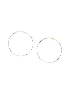 gold metal hoop earring - 16506953 - Standard Image - 2