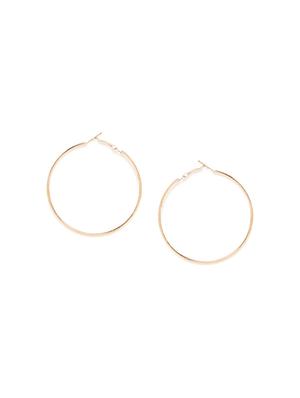gold metal hoop earring - 16506954 - Standard Image - 2