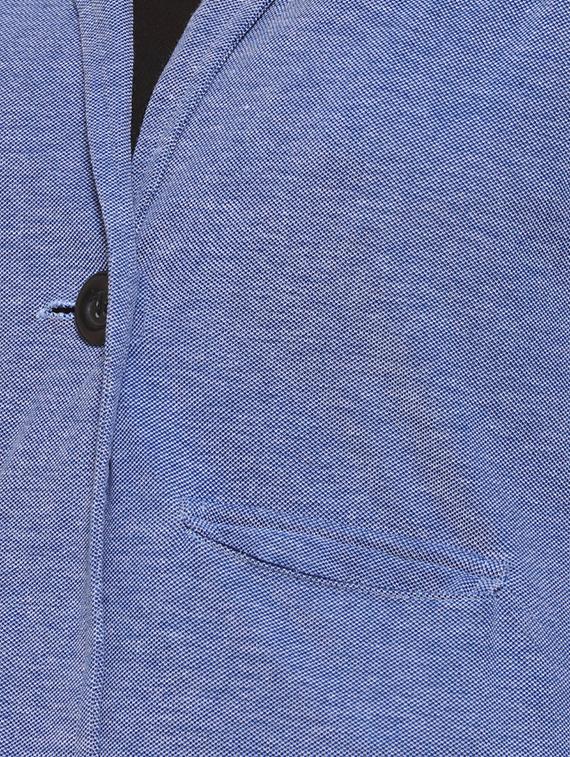 contrast patch button detail casual blazer - 16507452 - Zoom Image - 5