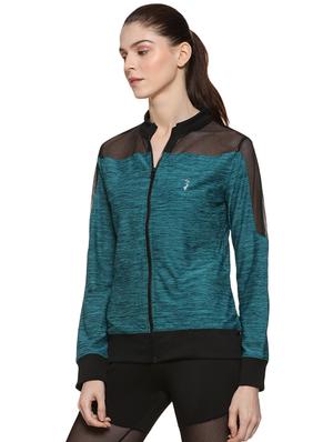 contrast mesh detail jacket - 16507500 - Standard Image - 2