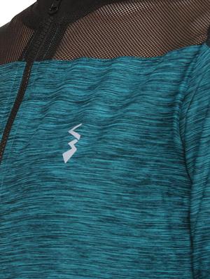 contrast mesh detail jacket - 16507500 - Standard Image - 5