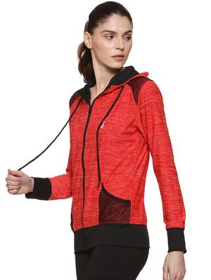 contrast mesh pocket hooded jacket - 16507501 - Standard Image - 2