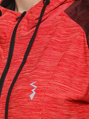 contrast mesh pocket hooded jacket - 16507501 - Standard Image - 5