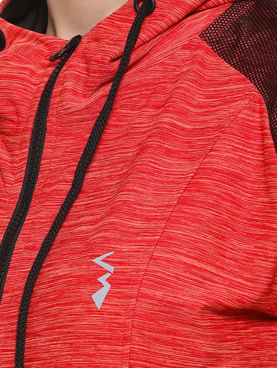 contrast mesh pocket hooded jacket - 16507501 - Zoom Image - 5