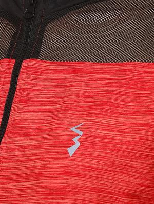 mesh detail mock neck jacket - 16507502 - Standard Image - 5