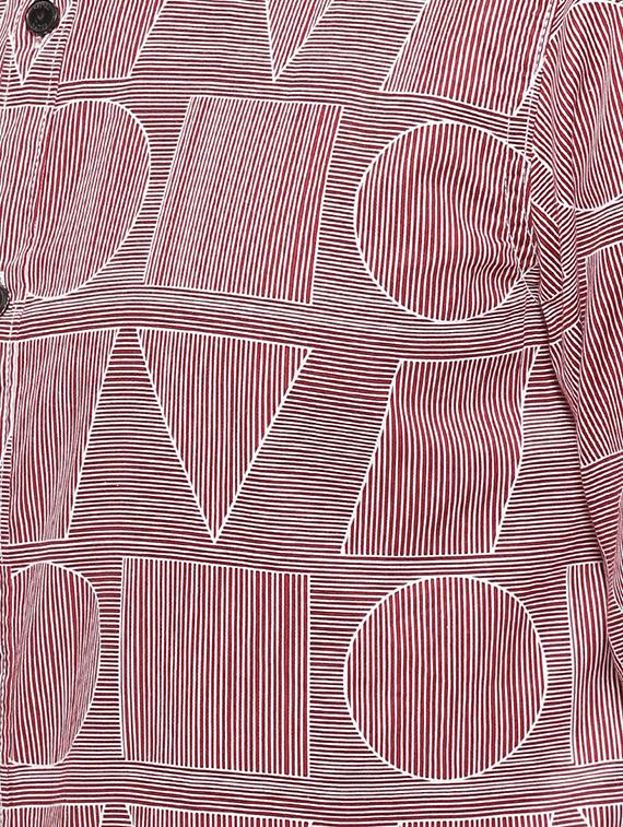 red printed casual shirt - 16508630 - Zoom Image - 5