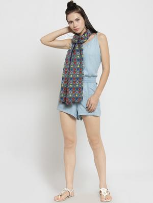 frayed hem wool stole - 16508876 - Standard Image - 2