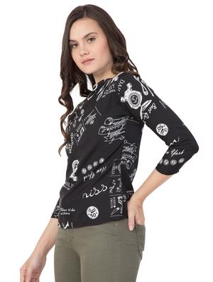 round neck quirky top - 16509088 - Standard Image - 2