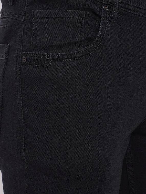black solid plain jeans - 16509317 - Zoom Image - 5