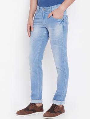 blue light washed jeans - 16509320 - Standard Image - 2