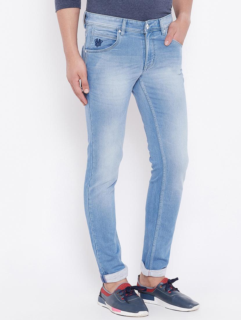 blue light washed jeans - 16509330 - Zoom Image - 2