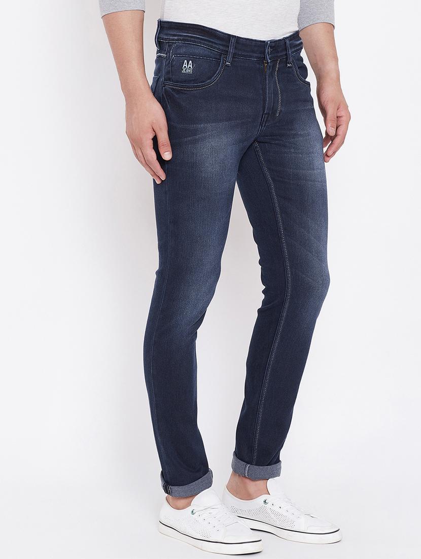blue light washed jeans - 16509331 - Zoom Image - 2