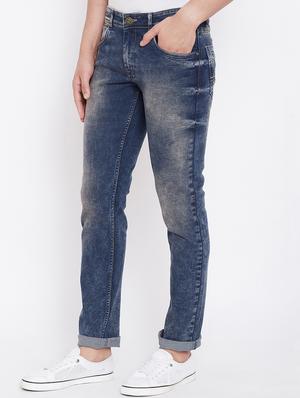 blue heavy washed denim jeans - 16509335 - Standard Image - 2