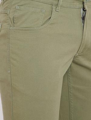 green solid chinos - 16509358 - Standard Image - 5