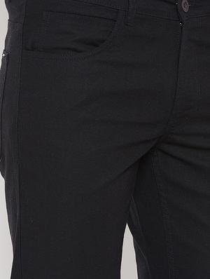 black solid chinos - 16509367 - Standard Image - 5