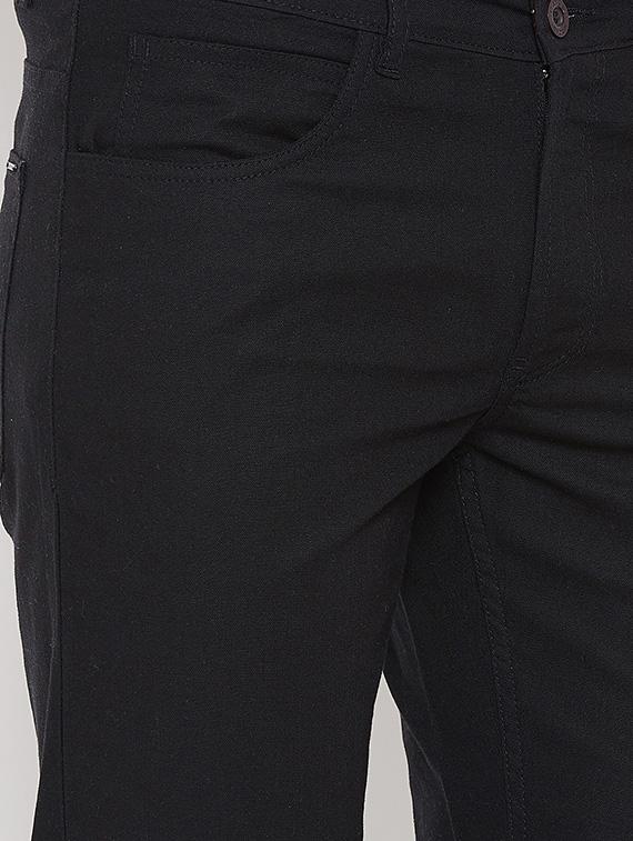 black solid chinos - 16509367 - Zoom Image - 5