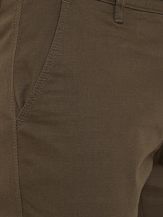 brown solid chinos - 16509416 - Zoom Image - 5