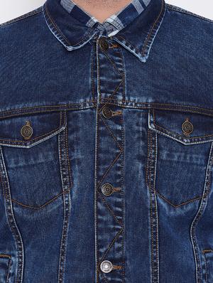 blue faded denim jacket - 16509457 - Standard Image - 5