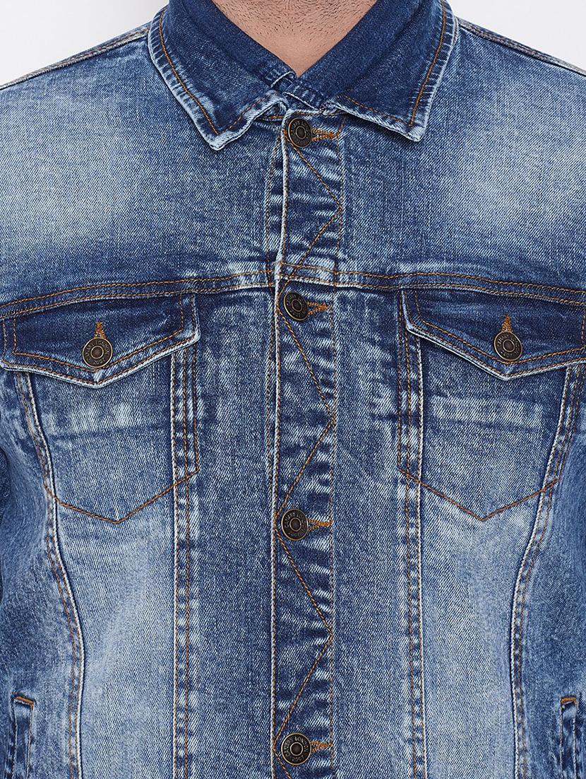 blue washed denim jacket - 16509458 - Zoom Image - 5