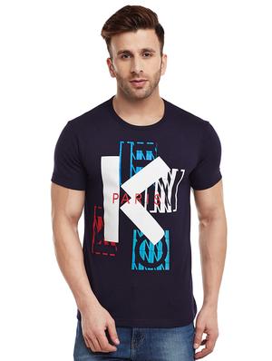 navy blue and grey printed combo t-shirts - 16509491 - Standard Image - 2