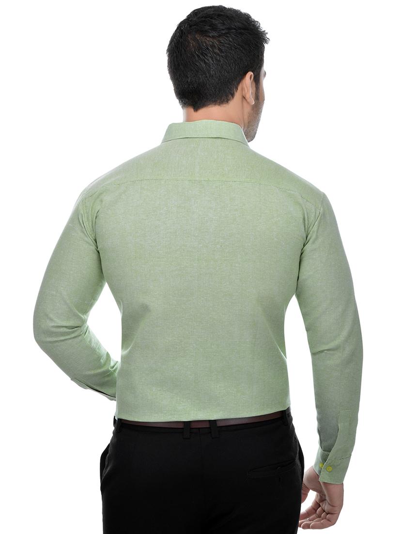 blue and green solid combo formal shirts - 16510255 - Zoom Image - 5