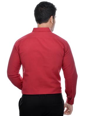 blue and red solid combo formal shirts - 16510259 - Standard Image - 5