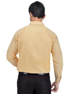blue and yellow solid combo formal shirts - 16510260 - Standard Image - 5