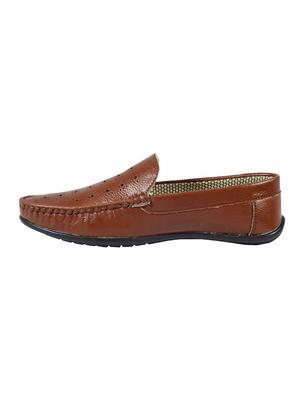 brown leatherette loafers - 16510467 - Standard Image - 2