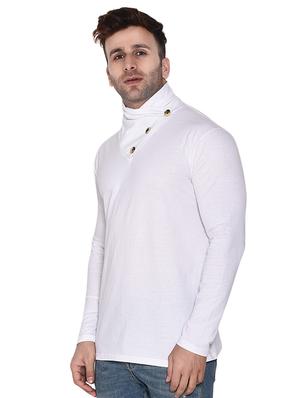 white solid t-shirt - 16510605 - Standard Image - 2