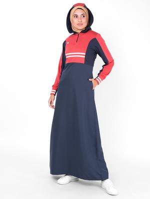 solid a-line cloaks & abaya - 16510653 - Standard Image - 2
