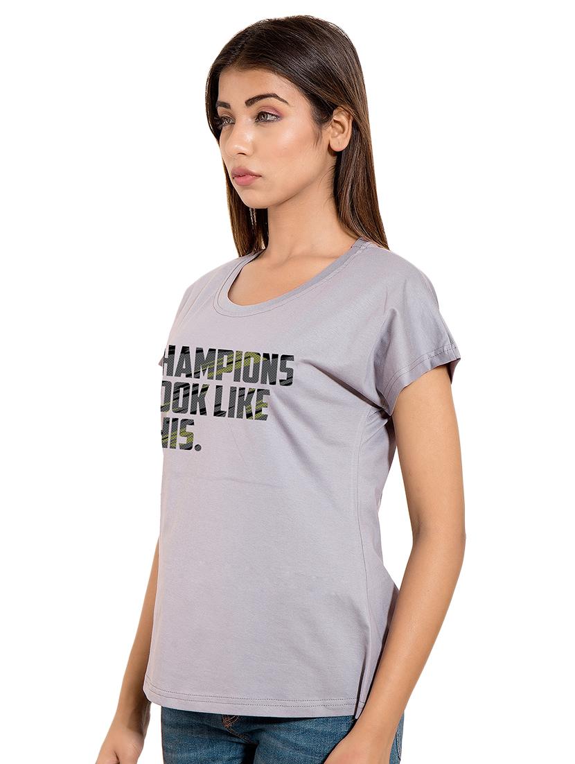 drop shoulder quirky print tee - 16510915 - Zoom Image - 2