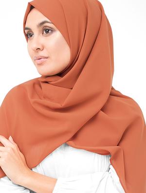orange georgette stole - 16511169 - Standard Image - 2
